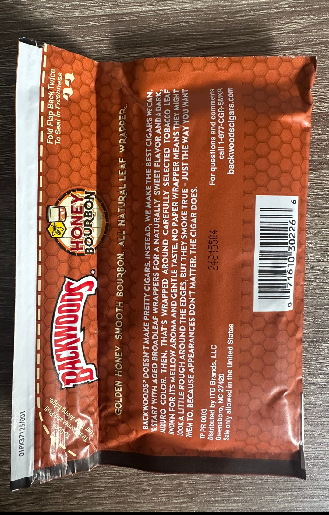 Honey Bourbon Backwoods